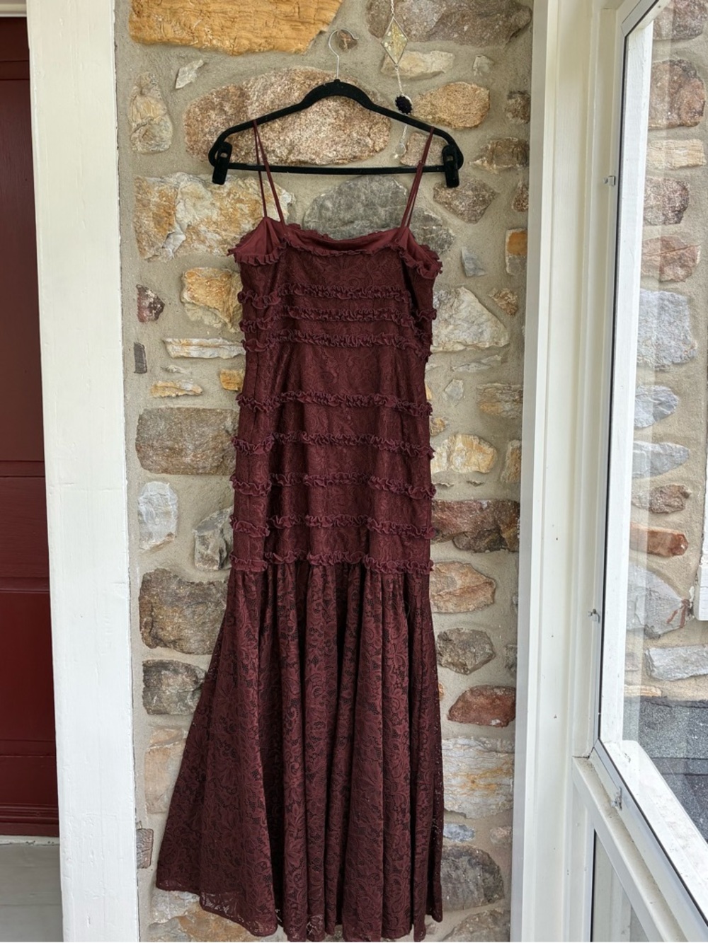 BHLDN Zoe Stretch Lace Midi Dress - Picture 7 of 14